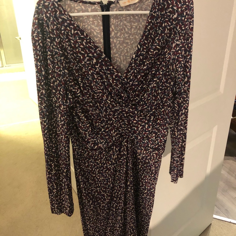 Multi color tory burch long sleeve dress
